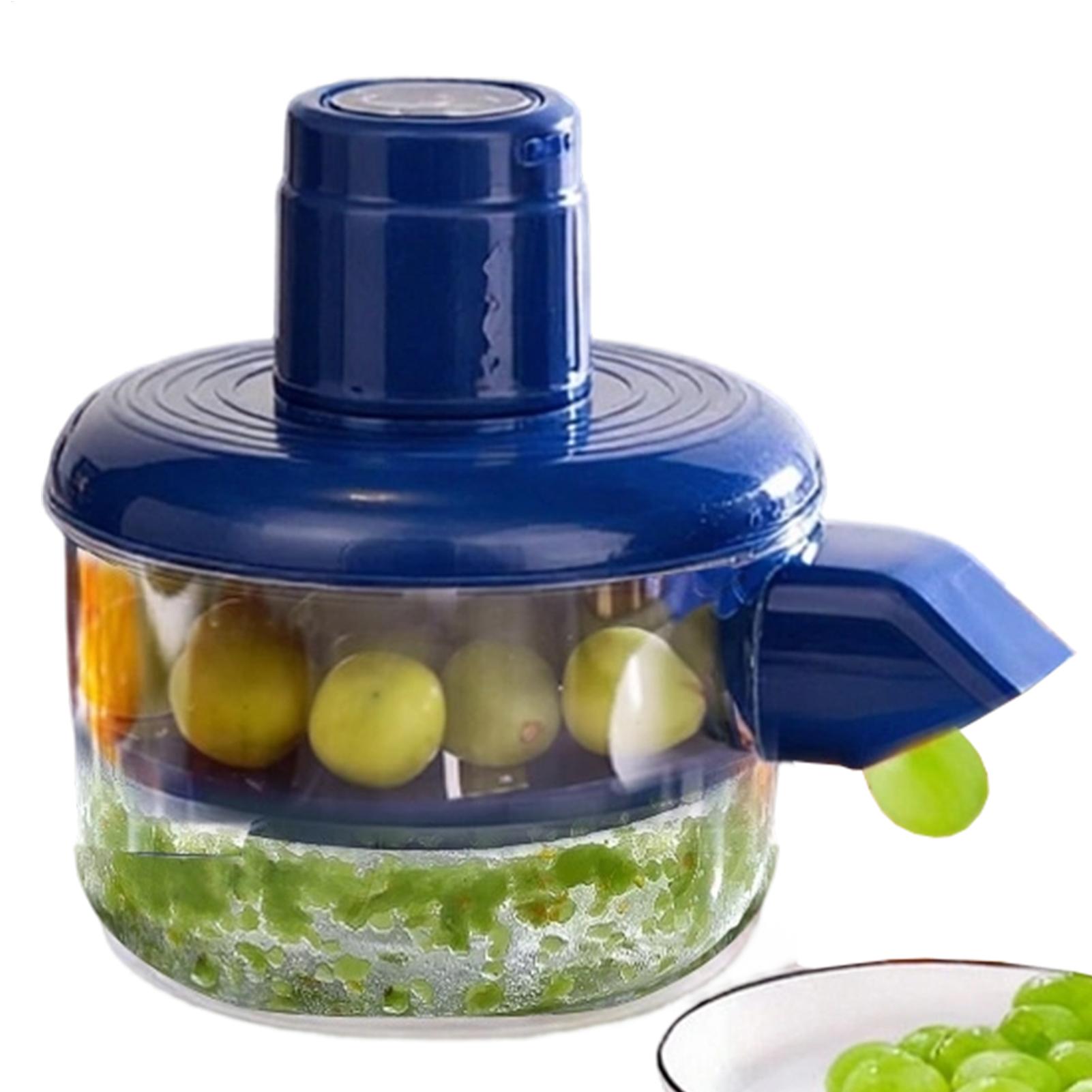Smart Garden Kitchen - เครื่องปอกองุ่นอัตโนมัติ, เครื่องปอกกระเทียมไฟฟ้า, เครื่องมือครัวสำหรับผลไม้แบบชาร์จไฟได้ขนาดเล็กสำหรับใช้ในครัวเรือน, เครื่องปอกผลไม้อัจฉริยะเชิงพาณิชย์