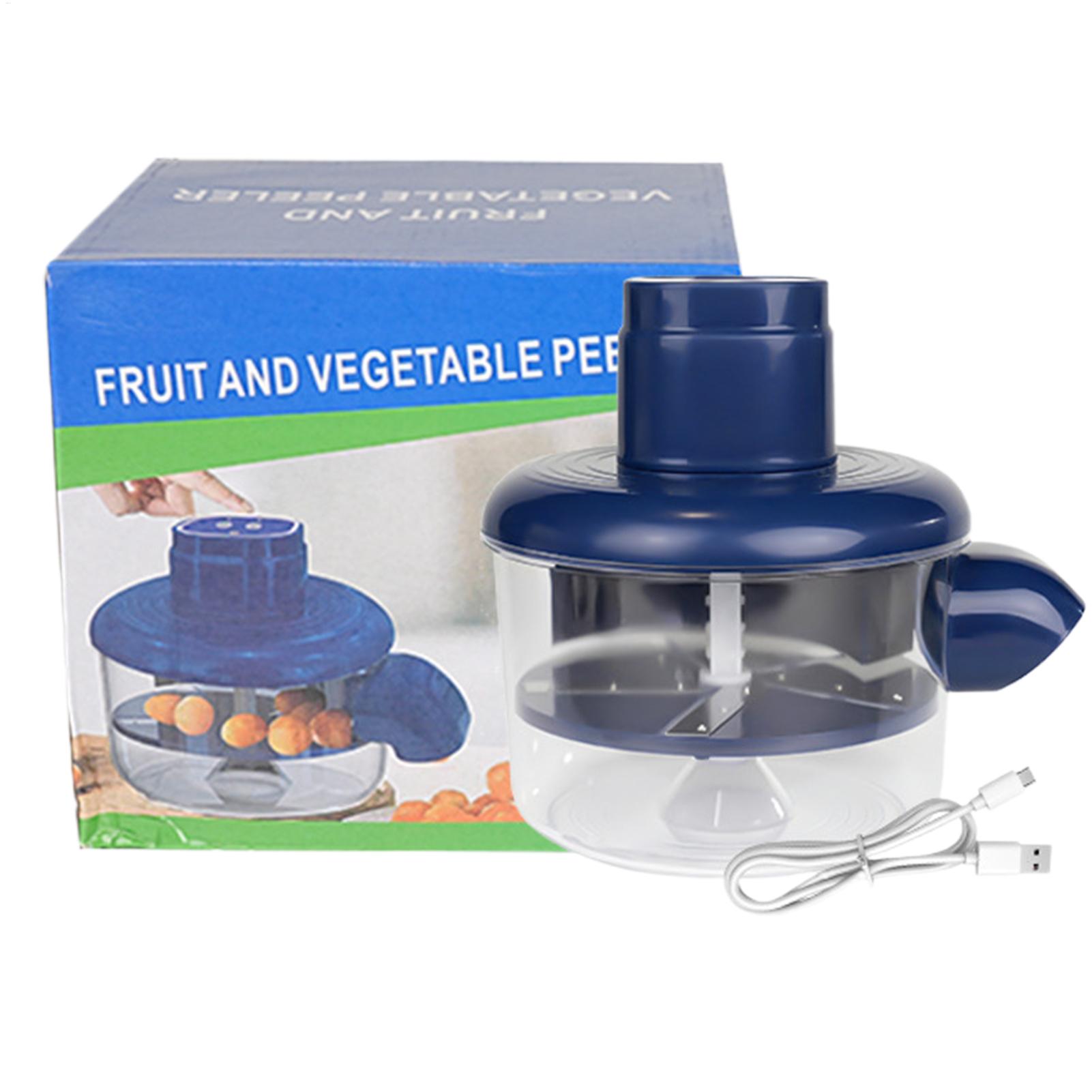 Smart Garden Kitchen - เครื่องปอกผักแบบใหม่ ชาร์จไฟได้ เครื่องปอกเปลือกผลไม้ไฟฟ้า เครื่องปอกมันฝรั่งอัตโนมัติ สำหรับมะเขือเทศ เชอร์รี่