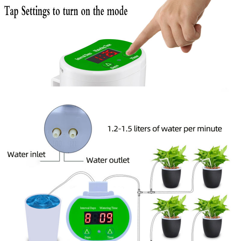 เครื่องให้น้ําดอกไม้อัตโนมัติแ - Smart Garden Tools บทวิจารณ์และราคา