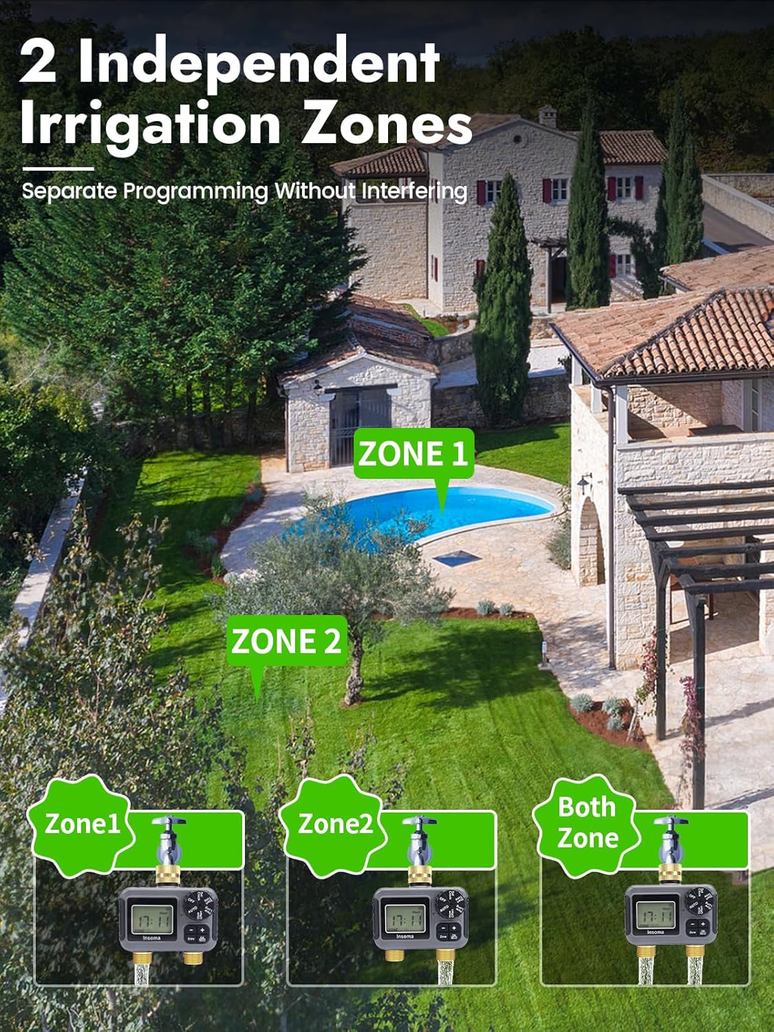 ระบบรดน้ำอัจฉริยะแบบสองช่องจ่า - Smart Garden Iot บทวิจารณ์และราคา