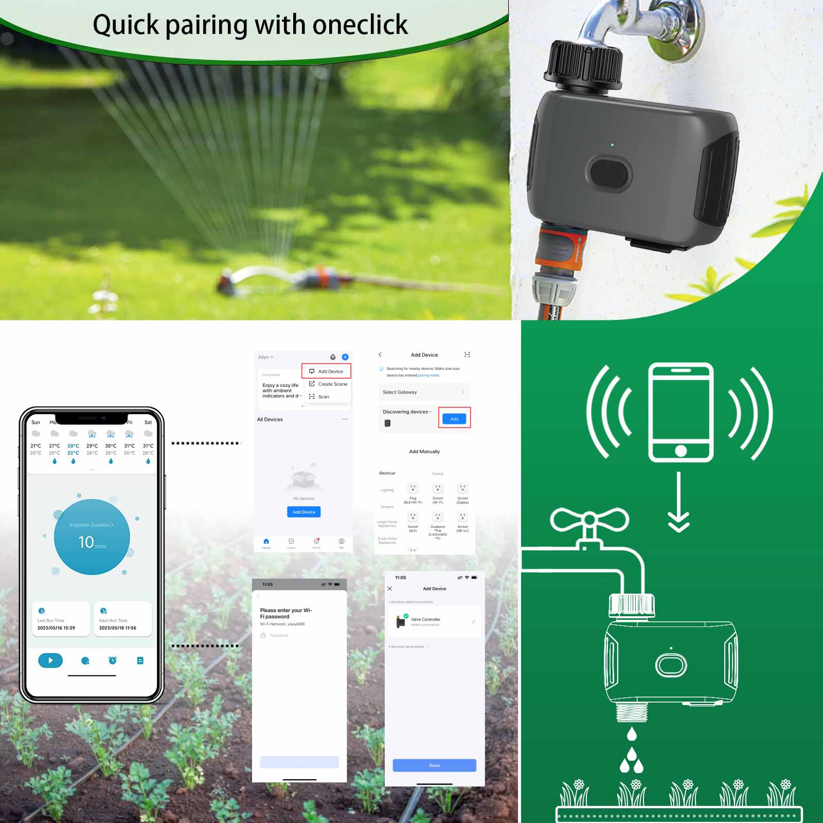 INSOMA ระบบรดน้ำต้นไม้อัตโนมัต - Smart Garden Kitchen บทวิจารณ์และราคา