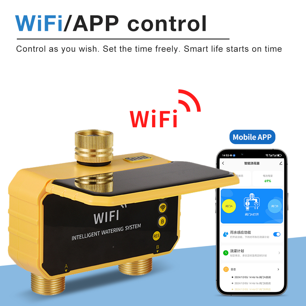 ตัวตั้งเวลาควบคุมการรดน้ำอัตโน - Wifi Irrigation Timer บทวิจารณ์และราคา