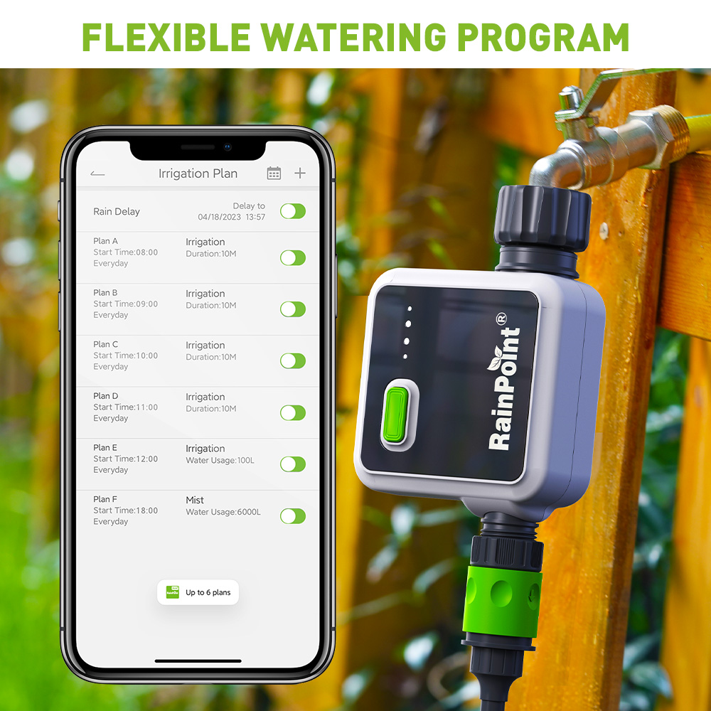 RAINPOINT ตัวตั้งเวลาควบคุมน้ำ - Smart Garden Hose Valve บทวิจารณ์และราคา
