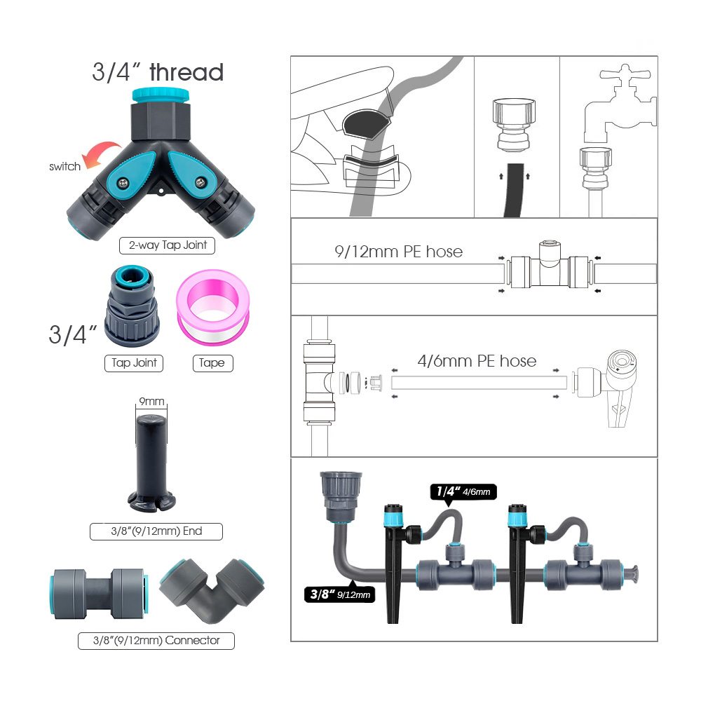 ระบบน้ำหยดสำหรับสวนแบบฟองอากาศ - Smart Garden Kitchen บทวิจารณ์และราคา