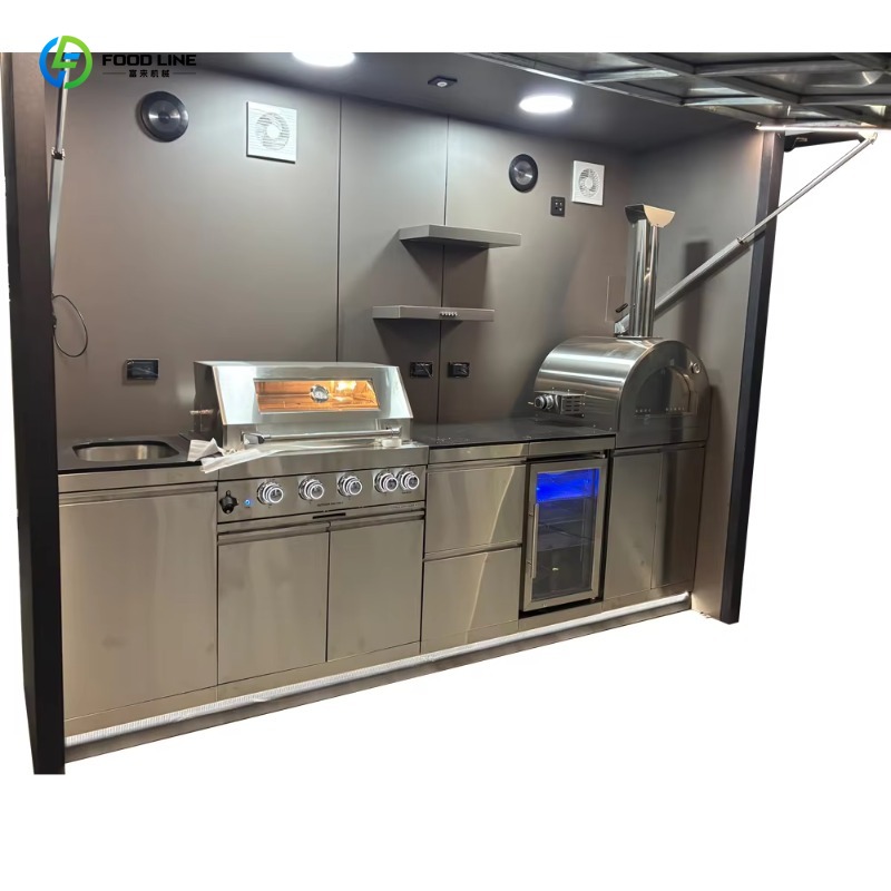 ตู้ครัวกลางแจ้งแบบสมาร์ทปรับแต - Smart Garden Kitchen บทวิจารณ์และราคา