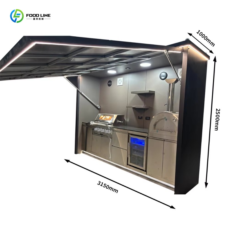 ตู้ครัวกลางแจ้งแบบสมาร์ทปรับแต - Smart Garden Kitchen บทวิจารณ์และราคา