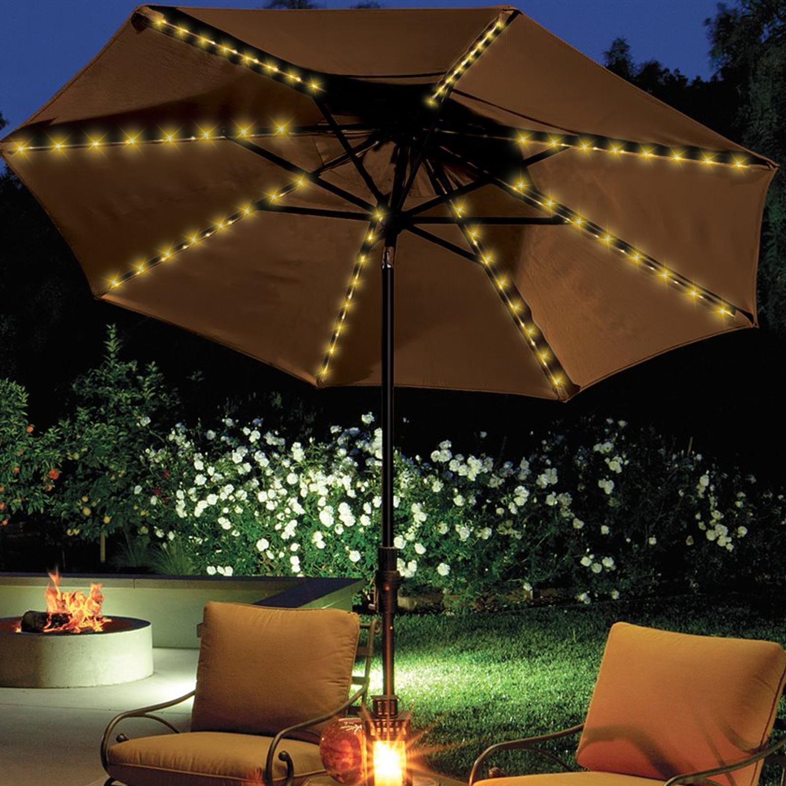 ไฟร่ม LED 104 ดวง สำหรับตกแต่ง - Smart Garden Umbrella บทวิจารณ์และราคา