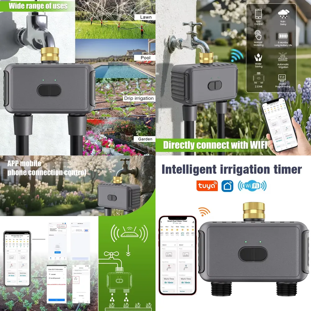 WAP01 ตัวตั้งเวลาควบคุมการรดน้ - Wifi Irrigation Timer บทวิจารณ์และราคา