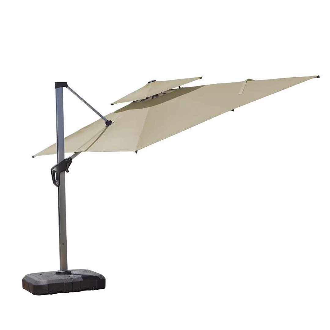ร่มกันแดดอลูมิเนียมสีทองตกแต่ง - Smart Garden Umbrella บทวิจารณ์และราคา