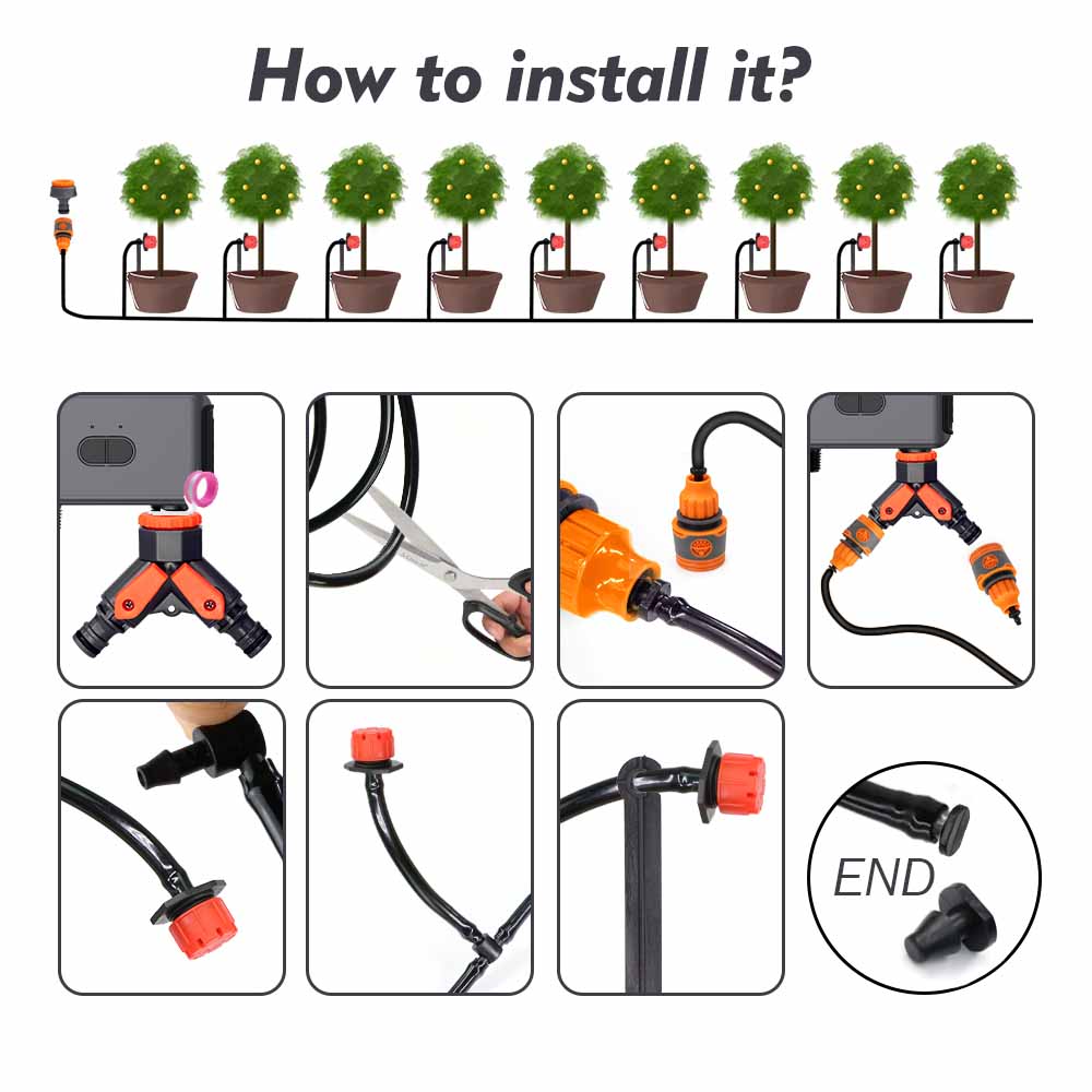 ชุดควบคุมระบบรดน้ำอัตโนมัติแบบ - Smart Garden Iot บทวิจารณ์และราคา