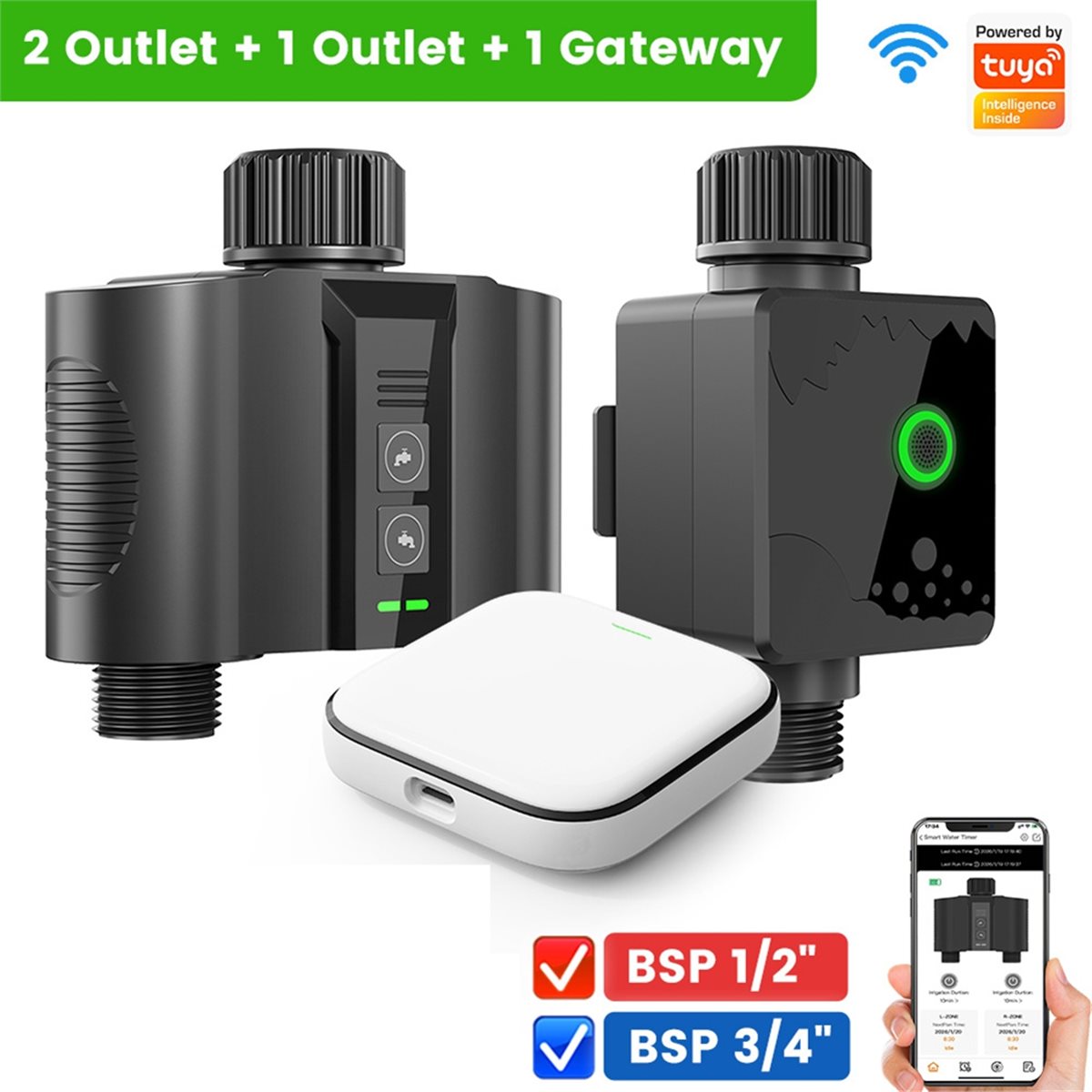 Y17A ชุดตั้งเวลาเปิด-ปิดน้ำแบบ - Smart Garden Hose Valve บทวิจารณ์และราคา