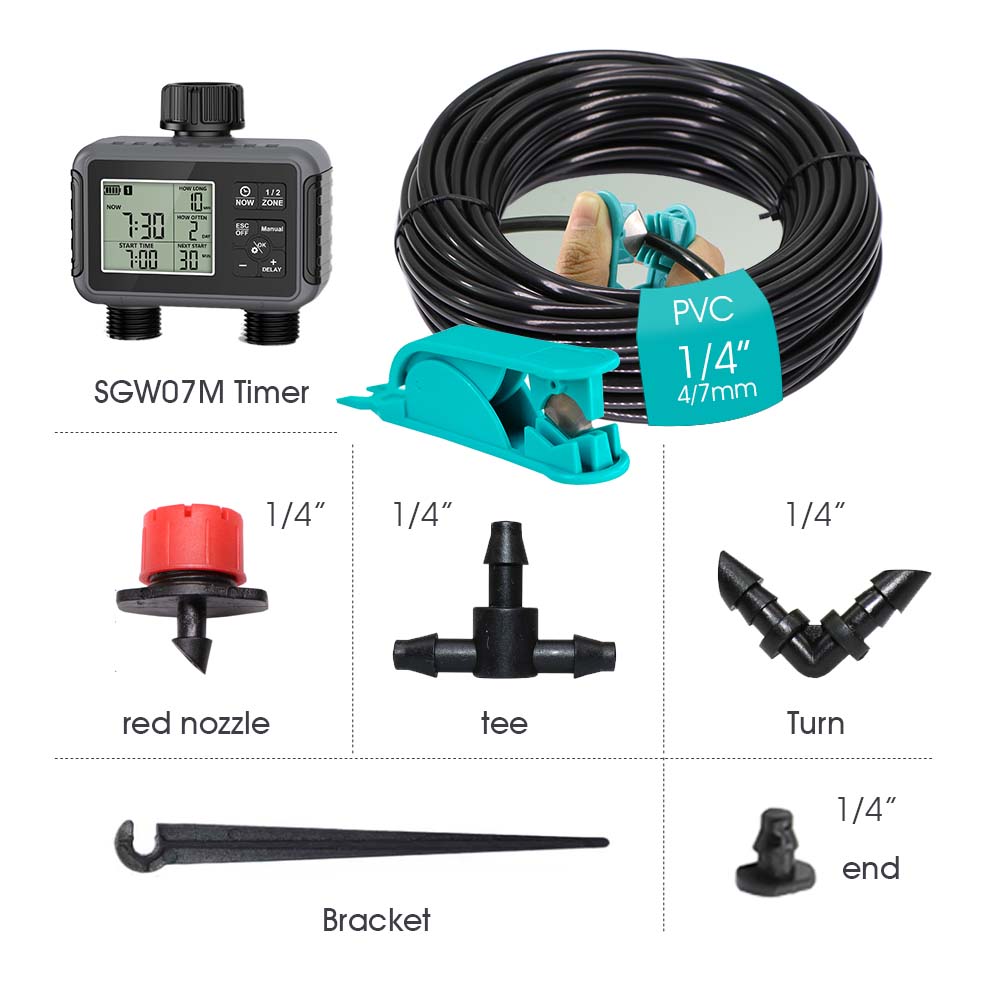 จอแสดงผล LCD แบบสองโซนอิสระ ตั - Smart Garden Tools บทวิจารณ์และราคา