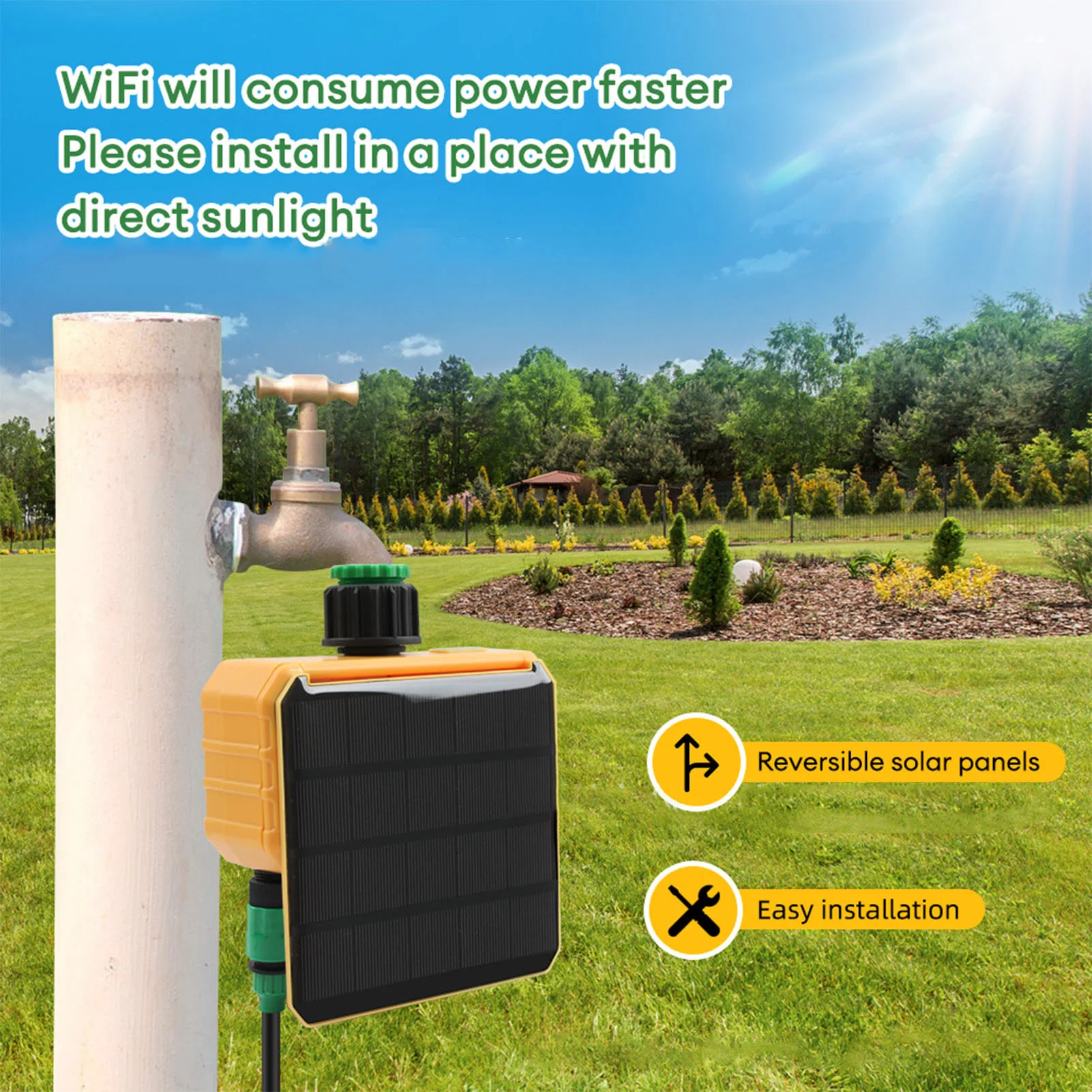 ตัวตั้งเวลาควบคุมการรดน้ำอัจฉร - Wifi Irrigation Timer บทวิจารณ์และราคา