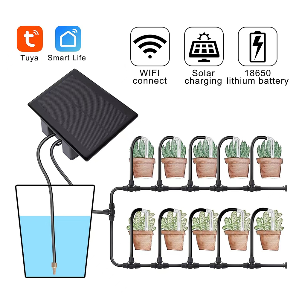 Tuya WiFi พลังงานแสงอาทิตย์ปั๊ - Smart Garden Iot บทวิจารณ์และราคา