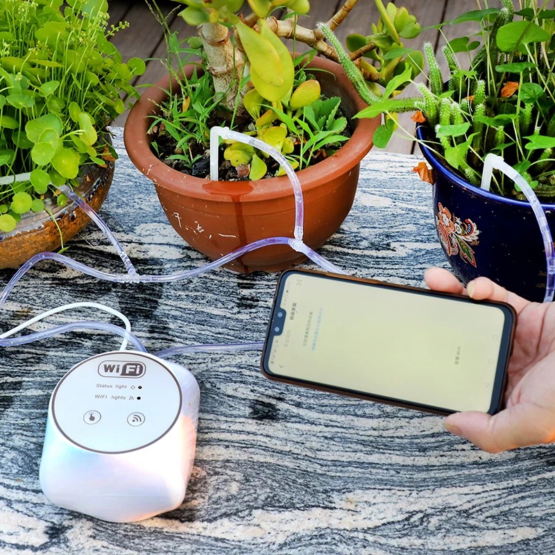 Wifi Lazy รดน้ําอัตโนมัติชุดปร - Smart Garden Iot บทวิจารณ์และราคา